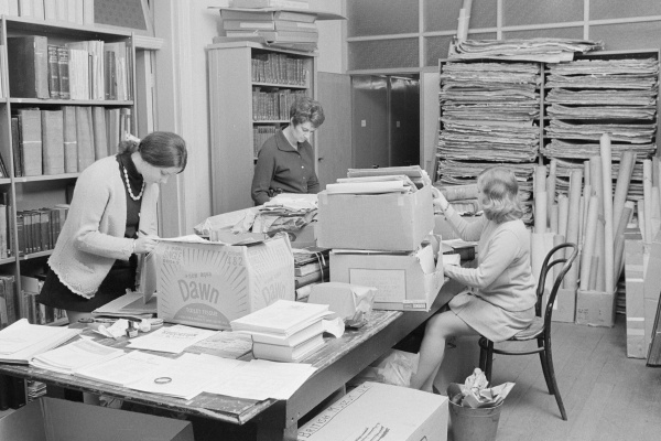 Workroom JS Battye Library of West Australian History and State Archives 1969