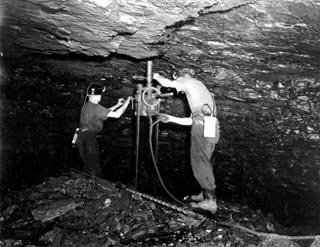 Coal Miners, Cardiff Coal Mine, Collie 1947, 000163d