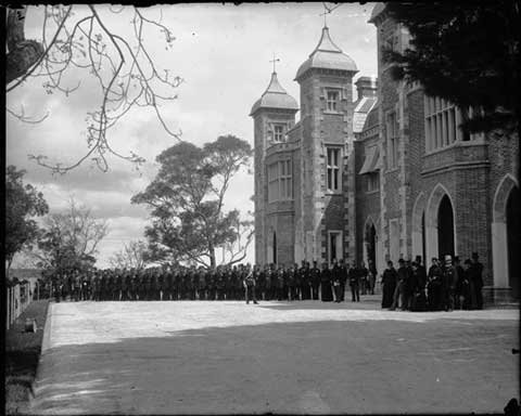 Pensioner Guards Government House c1887 