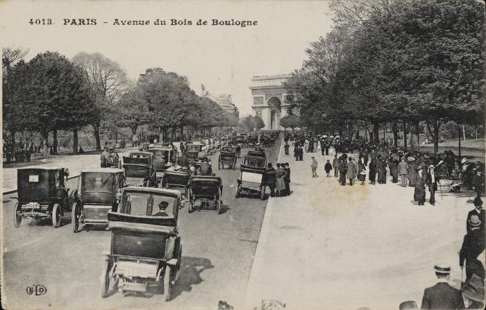  Postcard of Paris sent from France 30 June 1916
