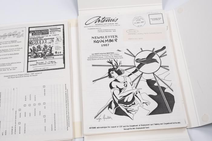 Artemis newsletter November 1987