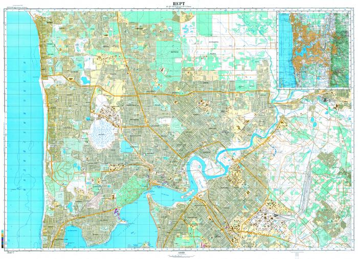 Australia Soviet military city plans Perth South