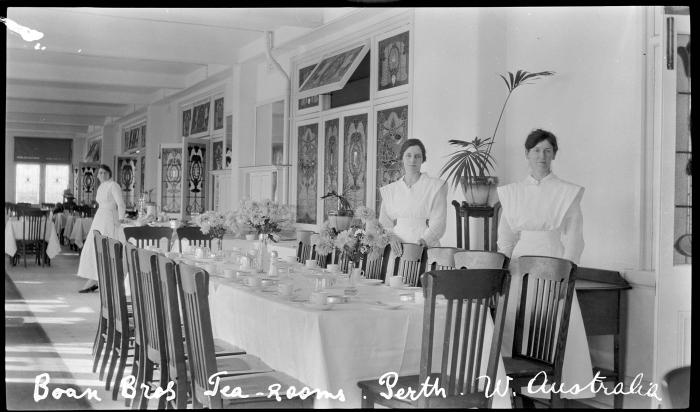 Boan Bros tea rooms Perth 1919