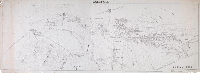 The Australian Sector Gallipoli Peninsula September 1915