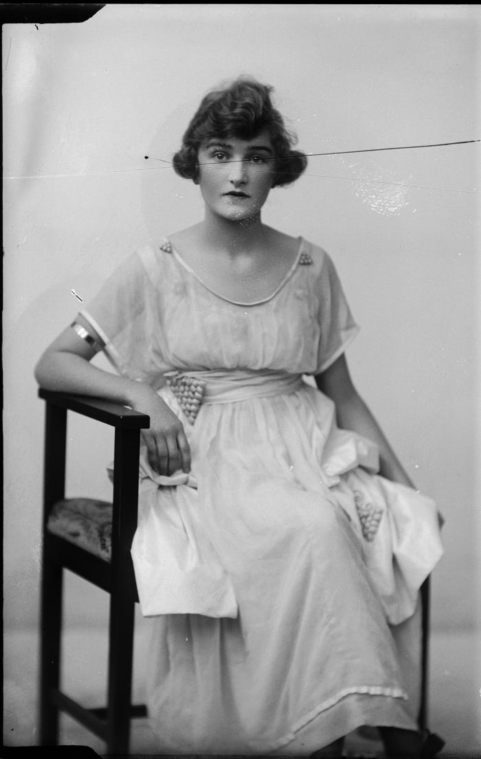Portrait photograph believed to be of Audrey Jacob 