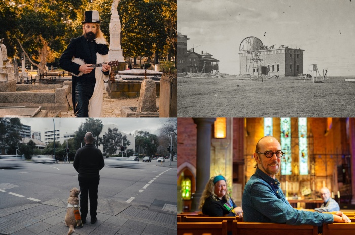 stills from four different documentaries