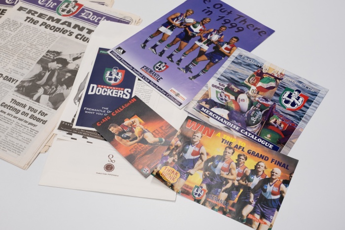 Fremantle Dockers AFL ephemera collection