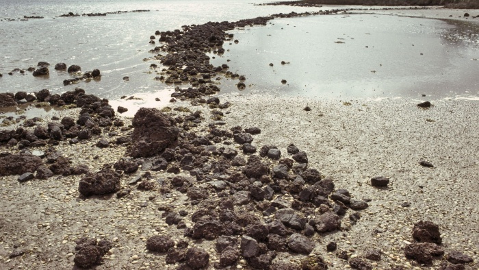 Aboriginal fish trap near Albany circa 1979
