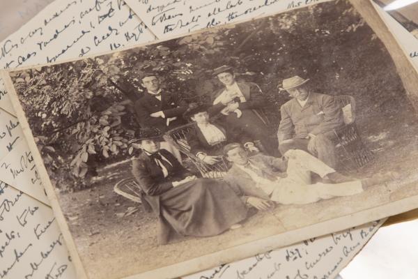 Photo and letter written by Louisa Sophia Bowden-Smith