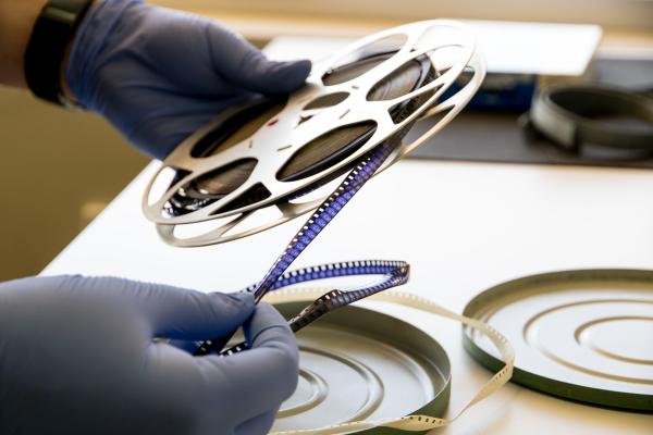 Inspecting degraded film