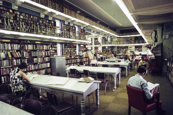 State Library of Western Australia in Hackett Hall 1973