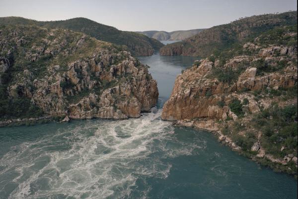 Horizontal Waterfalls Talbot Bay c1983