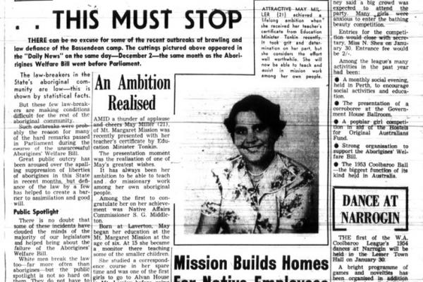 The Westralian Aborigine newspaper January 1954