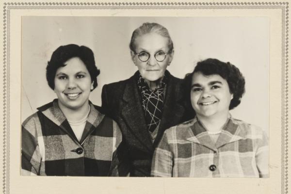  Sadie Corner Mary Bennett and Gladys Vincent 1955 