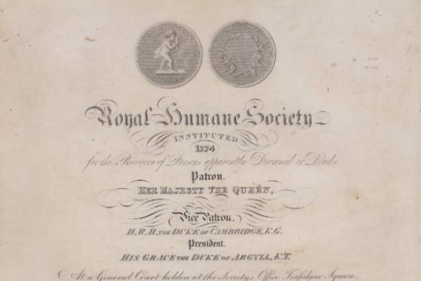 Certificate presented to Grace Vernon Bussell 8 January 1878 for her Georgette rescue work