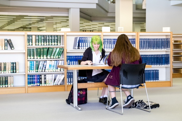 WACE students studying