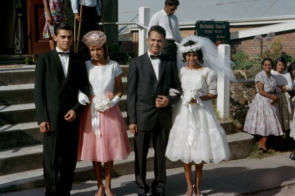 Wedding of Ian and Joan Bennell in Bunbury 1963