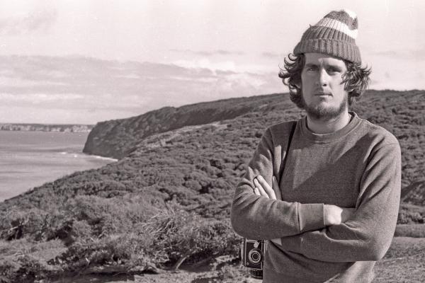 Greg Woodward surfer and photographer Bells Beach WA 1970