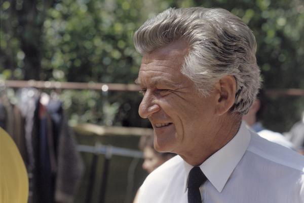 Prime Minister Robert Bob Hawke c1984