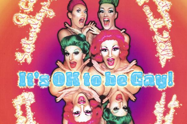 Its OK to be Gay - Connections nightclub poster