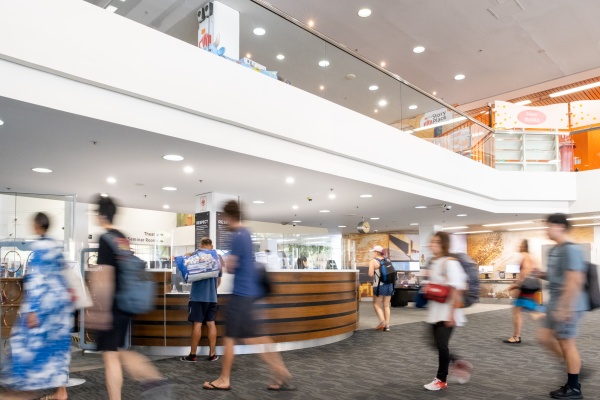 Welcome Desk at the State Library of WA