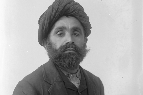 Studio portrait of Salaam Kaker ca 1914