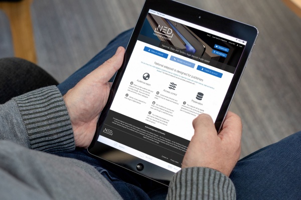 Looking at NED website on a tablet