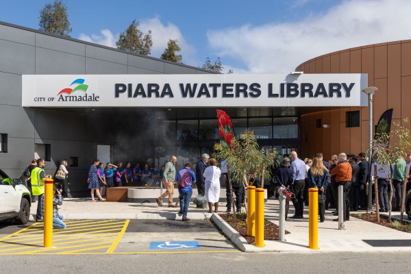 Piara Waters Library smoking ceremony for opening 2024