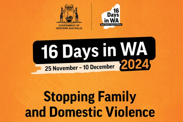 16 Days in WA 2024 promo tile