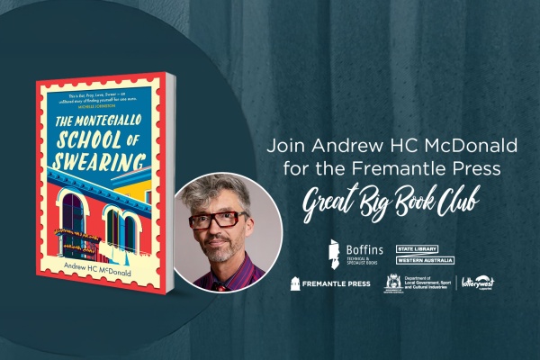 Promotional image for the book The Montegiallo School of Swearing