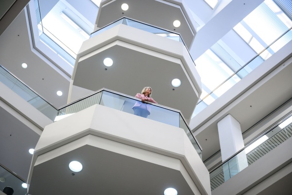 The interior of the State Library