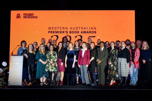 Shortlisted authors on stage
