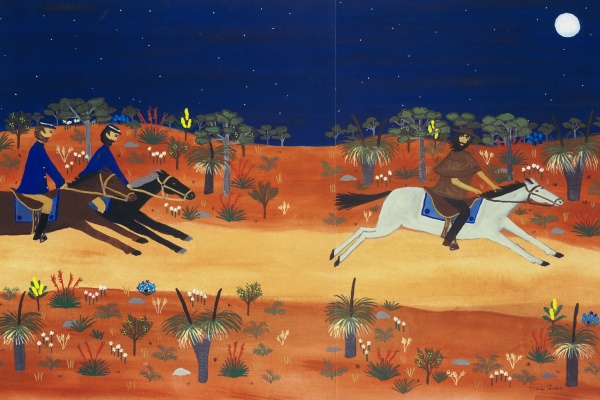 The Legend of Moondyne Joe  book cover men on horses