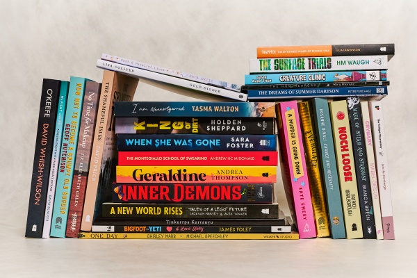 2026 Western Australian Premiers Book Awards Shortlist stack of books