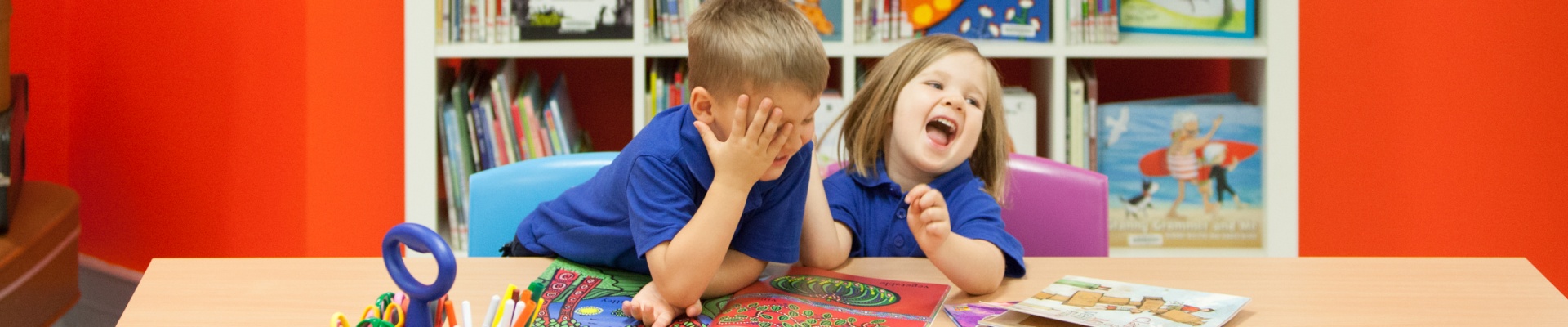 Kindy kids Jacob and Hope
