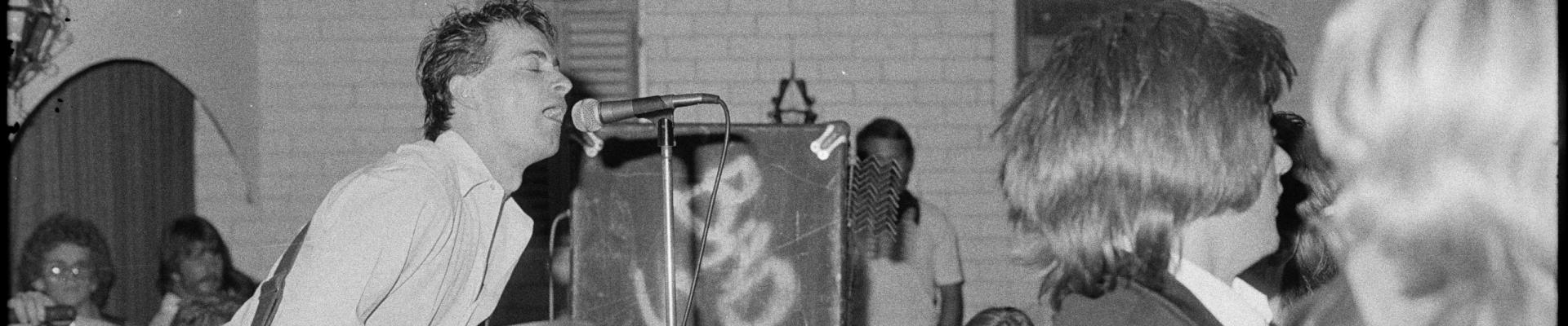 The Victims performing their final show at Hernandos Hideaway Hay Street East Perth Western Australia 17 June 1978