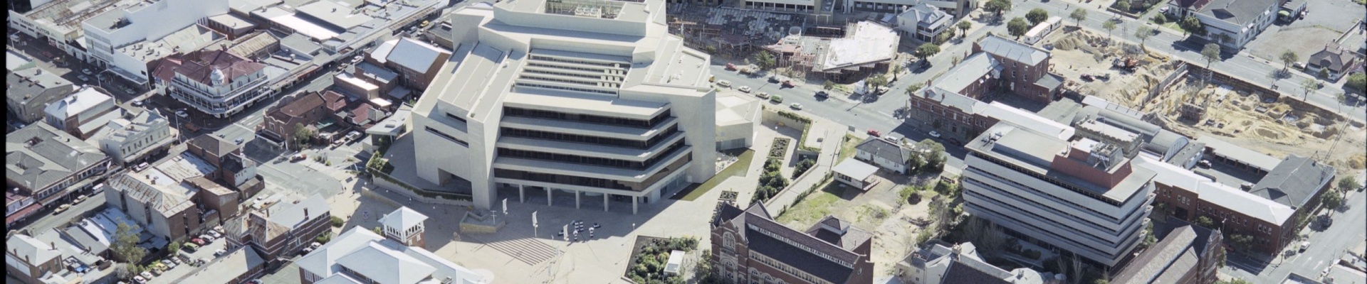Perth Cultural Centre 10 August 1987 including State Library of WA