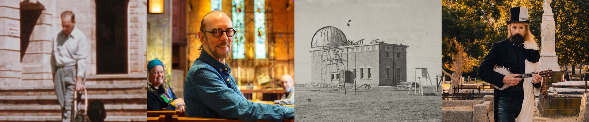 stills from four documentaries