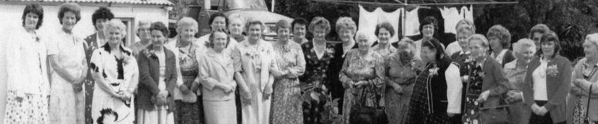 CWA gathering of branch members and visitors for 50th anniversary 1982