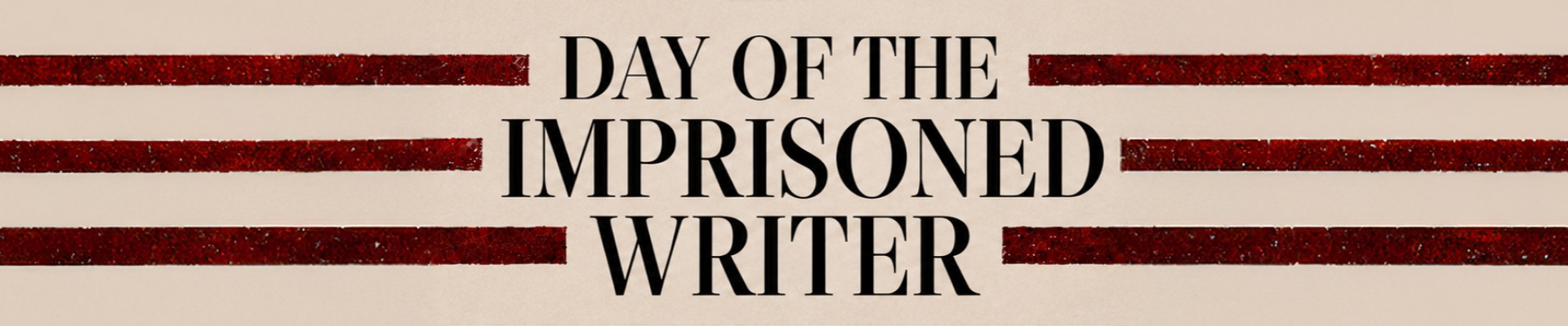 Day of the Imprisoned Writer 2026 promo banner