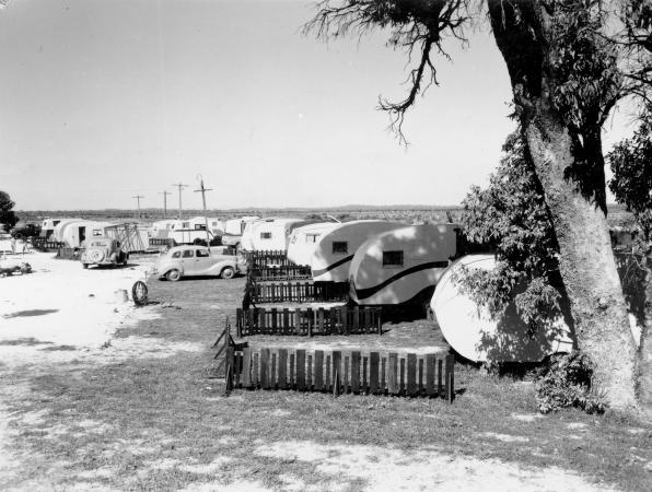 Caravan Park Rockingham 1952