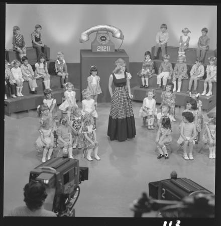 Telethon kiddies with Sandy Baker 1973
