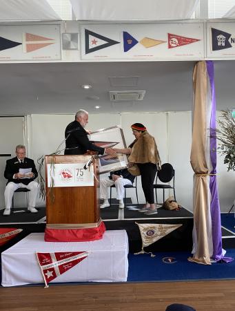 Whadjuk Noongar Elder Marie Taylor installed as Elder in Residence at South of Perth Yacht Club 4 October 2020