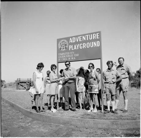 Official opening of the Dampier CWA Adventure Playground 28 November 1974