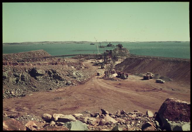 Construction of Dampier Port Western Australia 1966