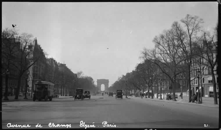 Avenue de Champs Elysee 1921