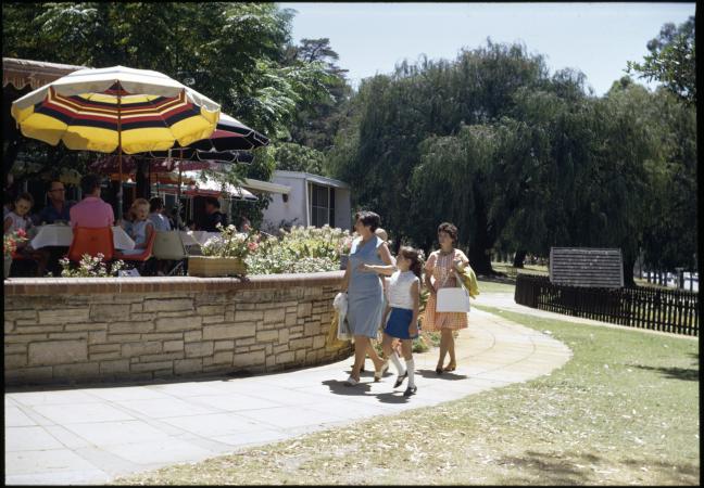 Perth people enjoy outdoors Kings Park Restaurant 2368