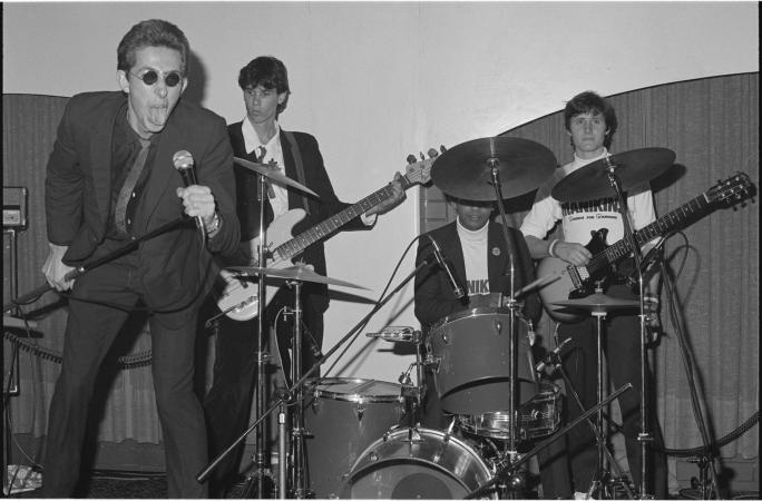 The Manikins performing at Hernandos Hideaway East Perth Western Australia 1978