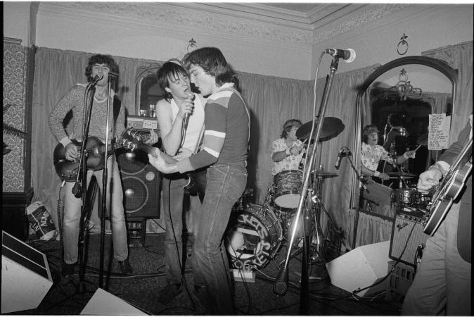 Rockets performing at the Governor Broome Hotel Perth Western Australia 1979