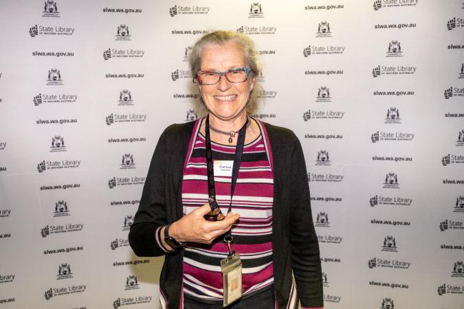 Frances Hammond awarded her 40 year ALIA pin